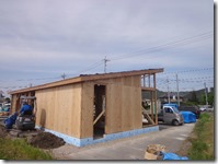 片流れが美しい・・・