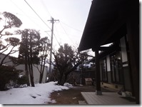 味わいのある母屋です