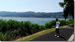 半年前にミニバスで来た体育館です