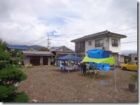 少し青空が・・・