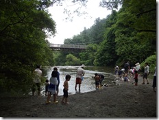 バーベキュー組多し！