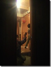 外からも楽しめるように