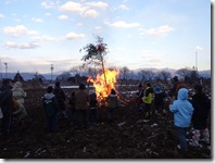 強風のためあっという間に・・・