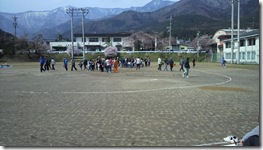 ゲートボールリレーという競技らしい