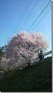 小倉のグラウンドにて