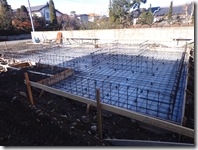 美しい鉄筋の行列