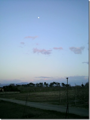 お月様、見えます？