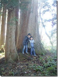 タイトル「杉とイケメンたち（撮影者含む）」