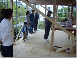 棟梁、緊張の中の祝詞