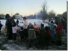 食欲旺盛な地元の方々