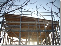 風が冷たくなってきた夕暮れ