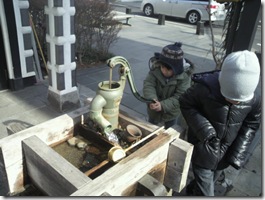 順番で少し揉めた二人