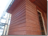 コーナーは留めで納めています